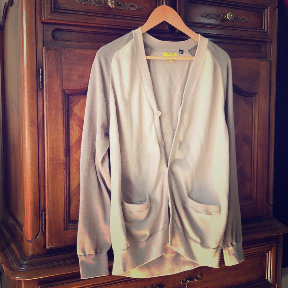FIVE FOUR CLUB men's cardigan, L.  NWOT